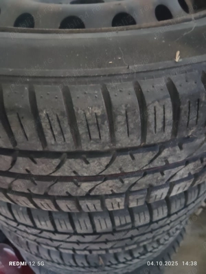 4 roti jante tabla 4x100 15" cu anvelope allsezon ca noi 195 60 R15
