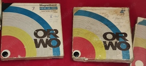 - 12 cutii goale pt. benzi magtnetofon orwo 15  din carton  - imagine 2