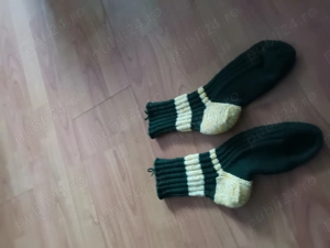 Sosete lână unisex 2 culori cu călcâi deosebit