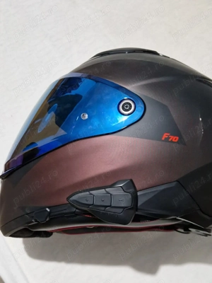 Casca integrala HJC F70 SOLID, XXL, - imagine 3