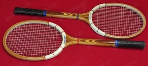 2 rachete tenis camp romanesti din lemn colectie  REGHIN  