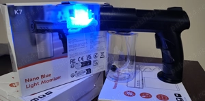  Pistol nano-pulverizare 2 duze atomizor  K7 -8 led ULV 2025