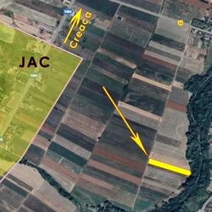 Teren agricol extravilan 29 ari   Localitatea Jac, Comuna Creaca