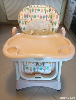 Scaun Wunderkid Loofy, Alb Roz