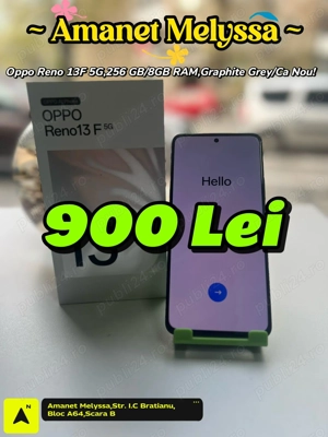  OPPO Reno13 F 5G,Graphite Grey Ca Nou!