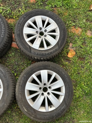 Jante aliaj vw seat  cu cauciucuri iarnă 215.60.16 99h - imagine 2