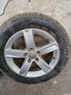 jante audi, vw 5x112 16, anvelope 225 55 16, iarna