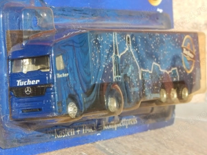 Macheta cap tractor camion Mercedes Actros bere Tucher sc 1:87 - imagine 3