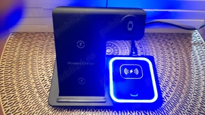 Incarcator 3 in 1 fast wireless Apple iPhone Airpods ceasuri telefoane ,orice telefon ceas casti