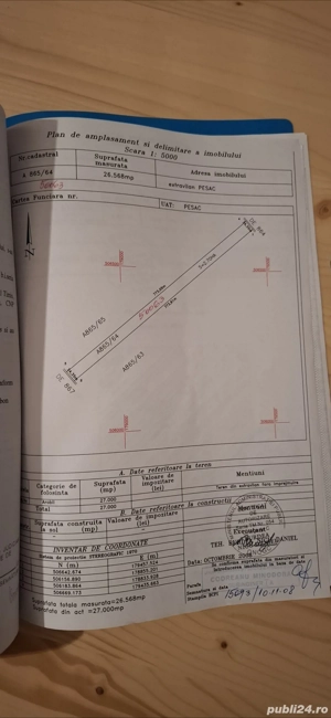 Vând 2 parcele de teren arabil.