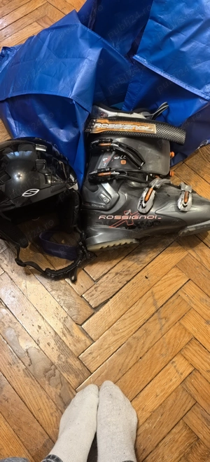 Clăpari Atomic38-39, Rossignol 41-42 și căști Smith Optics 