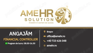 Angajăm Financial Controller 