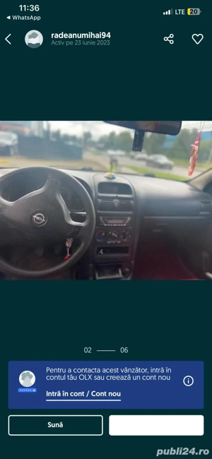 opel astra g1.6 16v  - imagine 3