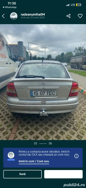 opel astra g1.6 16v  - imagine 4