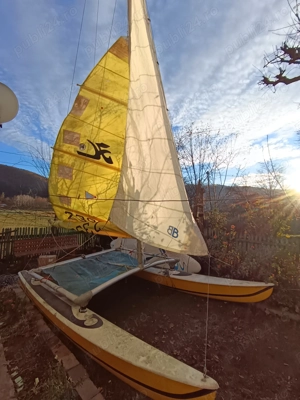 Vand Catamaran cu vele Hobie Cat 14, extrem de rar in Romania