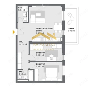 Aradului-3 Camere-2 Băi - imagine 17