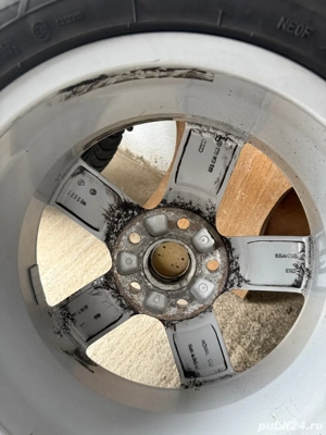Jante Audi+Cauciucuri de iarnă M-S in stare foarte buna  - imagine 4