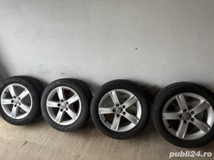 Jante Audi+Cauciucuri de iarnă M-S in stare foarte buna  - imagine 2