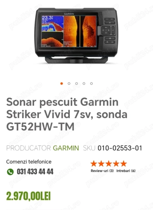 De vânzare sonar Garmin 