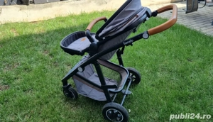 Cărucior Lionelo 3 in 1 Amber gri deschis