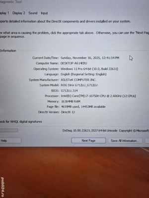 Laptop Asus Rog Strix G712L - imagine 4