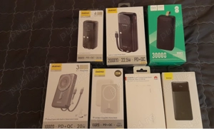 baterie externa 10000-30000mA powerbank fast charge , Magsafe , afisaj , noi sigilate