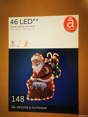 Set 2 decorațiuni cu led 