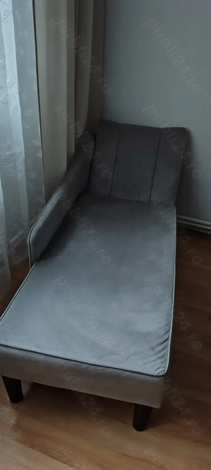 Sezlong gri de interior