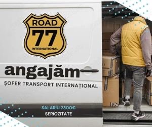 Angajăm șoferi dubă 3,5 t pentru curse internaționale