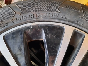 Jante r17 mercedes cu cauciucuri M+S 2024 - imagine 4