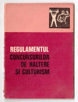 regulamentul consursurilor de haltere si culturism editura stadion 1973