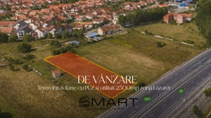 Teren intravilan cu PUZ 2500mp Lazaret