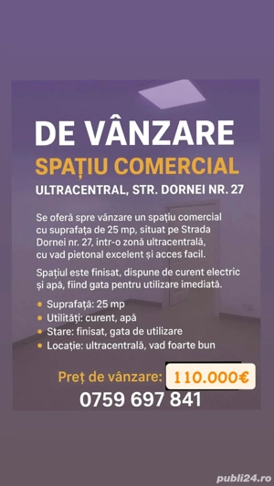 Spatiu Comercial De Vânzare Strada Dornei