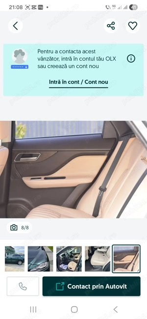 Vand Jaguar Jaguar F-Pace 25Prestige AWD 2018