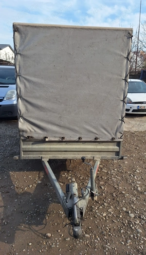 Remorca tandem cu sistem de franare 2.000 kg - imagine 4