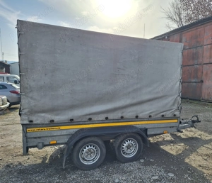 Remorca tandem cu sistem de franare 2.000 kg - imagine 3