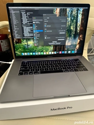 Laptop Apple MacBook Pro 2018 Touchbar 15.4 inch Intel Core i7