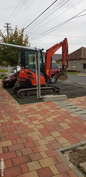 Miniexcavator Kubota u25  - imagine 3