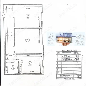 Apartament 2 camere, comision 0, Micro 40, 29.500 euro. - imagine 3
