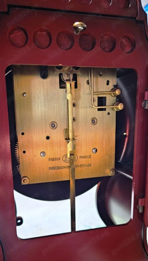 Ceas de semineu cu pendul Schmid  - imagine 5