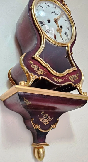 Ceas de semineu cu pendul Schmid  - imagine 3