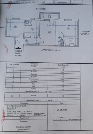 Str Carpati - Piata Sud, Apartament 3 camere, etaj 2/4, bucatarie mare - imagine 2
