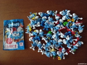 40 jucării figurine Ștrumfi Kaufland, 7 in 1 