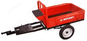 Remorcă motocultor basculabilă