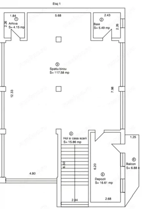 Spatiu de birouri de inchiriat utili zona Valea Aurie - imagine 9