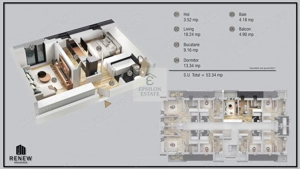 Ap. 2 cam.  finalizare aprilie 2026 zona Militari Residence