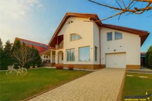 FILM 3D! Vila design rafinat,finisaje premium,curte,terase,garaj,foisor,Santana de Mures