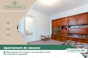 Apartament cu 2 camere, zona Gradiste, Arad