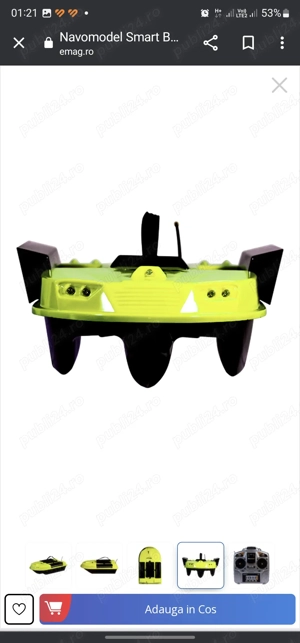 Vand navomodel Smart Boat MAX nou-nout in cutie - imagine 2