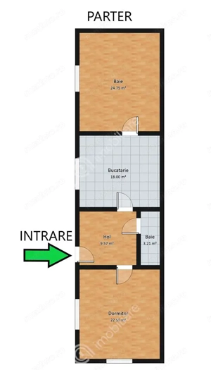 Casa cu 2 camere si gradina 600 mp in Sibiu zona Turnisor - imagine 4